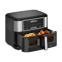 Izzy IZ-8225 Φριτέζα Αέρος (224915) με Διπλό Αποσπώμενο Κάδο 10lt Ασημί